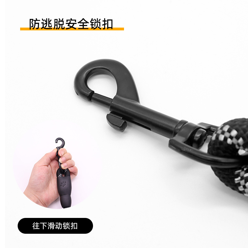 Correa para perros que no daña las manos, correa para mascotas, correa para pasear perros, suministros para cadenas de perros, correa anti-mordidas para perros pequeños.