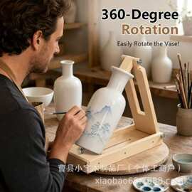 意大利画箱写生画箱画架榉木便携式手提油画架木质学生写生展示架