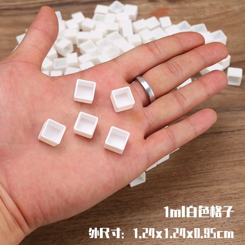 水彩絵の具分注小格子1ml分注空格子自作携帯固体2ml水彩ppネイル絵の具|undefined