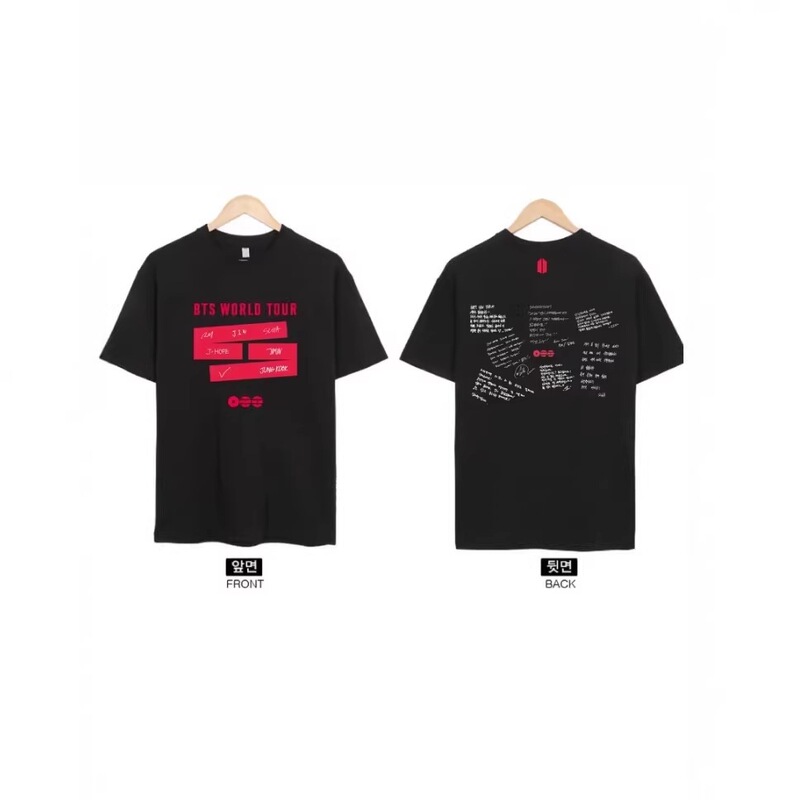 Bts Retro Style Short-Sleeved T-Shirt 2026 Tour Edition Pure Cotton Plus Size Unisex Fan Support Bts Retro Style Short-Sleeved T-Shirt 2026 Tour Edition Pure Cotton Plus Size Unisex Fan Support