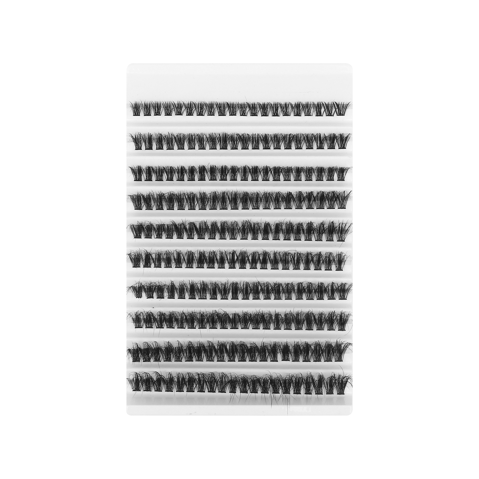 Pestañas Postizas Segmentadas de 50P80P, Tipo Pelo, de Fusión en Caliente, de Venta Caliente Transfronteriza, para Autoaplicación, Extensiones de Pestañas en Racimo Individual