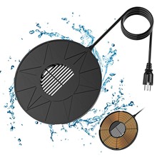 跨境新品喷泉鸟浴盆加热器冬季户外自动恒温加热喷泉加热器除冰器