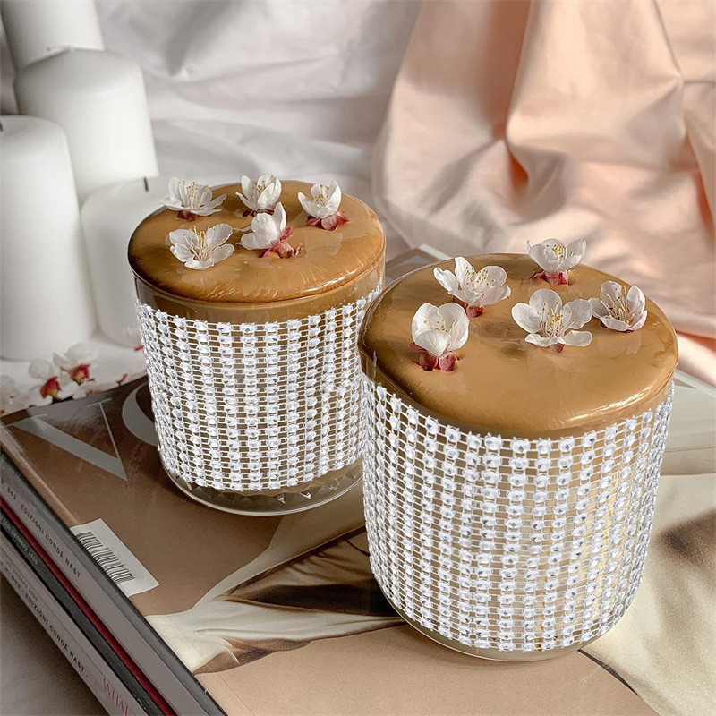 Amazon accesorios de ropa taladro de red taladro de zapatos bolsas taladro galvanizado taladro de línea hueca decoración de botellas de vela