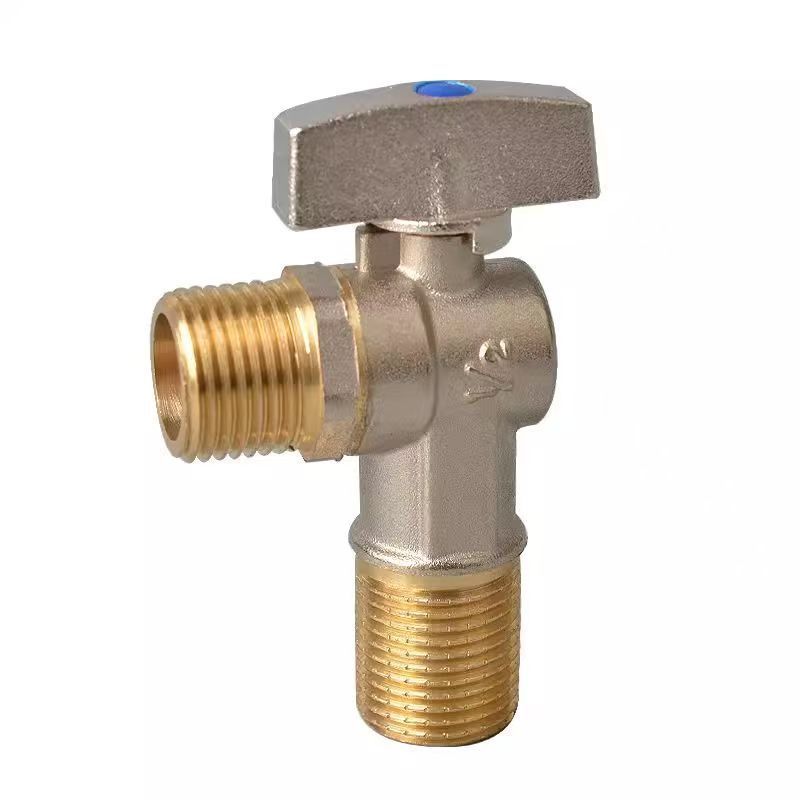 ボールコアフルオープン大流量アングルバルブ全銅製温水・冷水ガス給湯器ボールバルブ三角バルブスイッチ4点|undefined