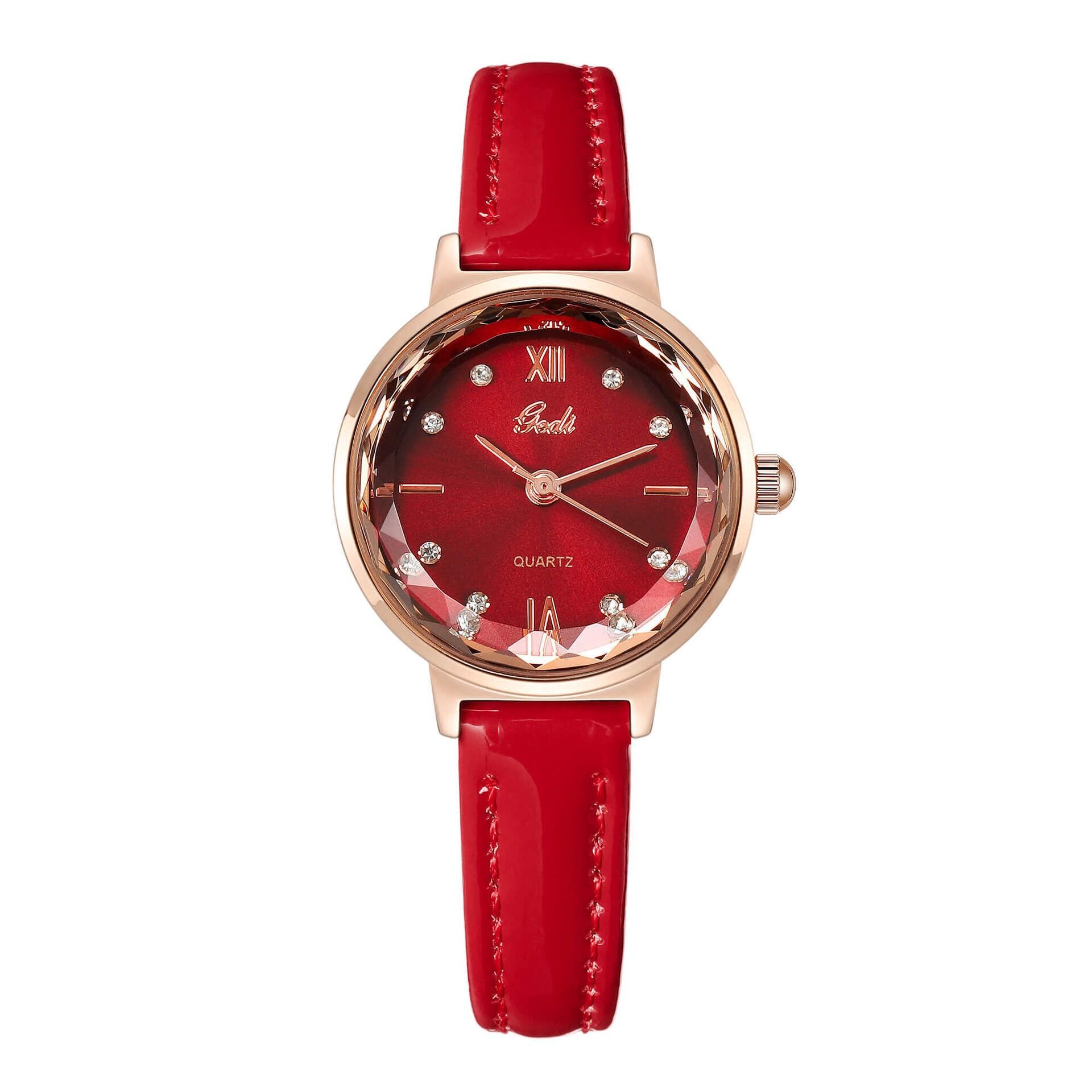 small dial Gedi exquisite high-end diamond cut belt waterproof niche light luxury women's watch_voghion.com