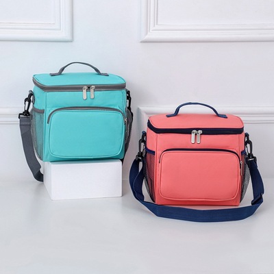 厂家便携保鲜保温包 牛津布手提单肩便当包饭盒袋户外野餐包 冰包