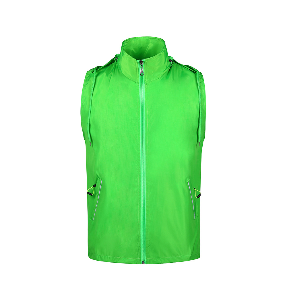 Primavera y otoño más cachemira ropa de trabajo cálida chaleco para hombres ropa exterior a prueba de viento e impermeable al aire libre chaleco de herramientas de lana polar personalizado