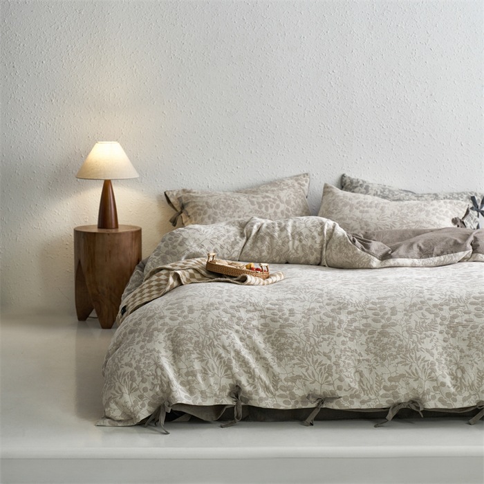 A類母子級60本綿二重糸四点セット純綿日本式裸寝シーツ三点セットベッド用品