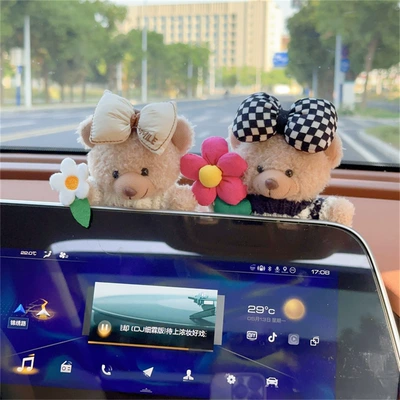 Car ornaments, Car ornaments creative cute - a-pair-of-foreign-style-bear-screen-ornaments-5