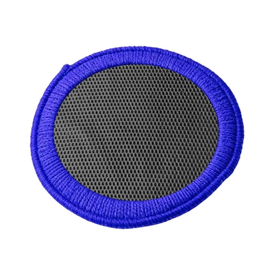 Car cleaning tools – magic clay gloves, clay towel - hollowed-out-clay-surface-with-grid-points-round-clay-rub-peacock-blue