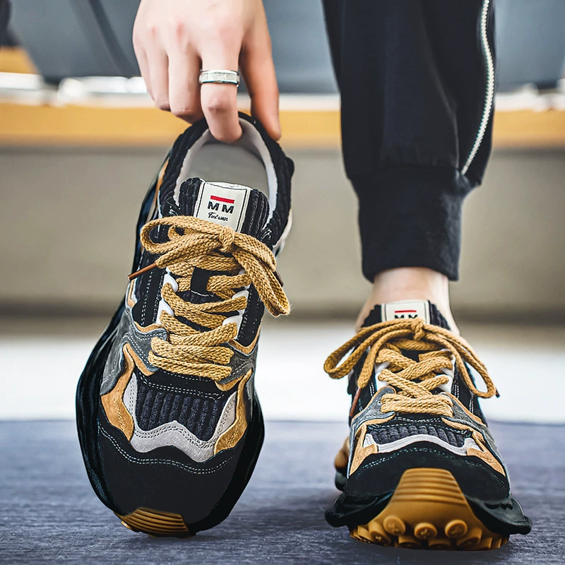 Популярная в Интернете мужская обувь Форрест Гамп, лето 2024, новая повседневная универсальная спортивная модная обувь Mutian на толстой подошве для папы