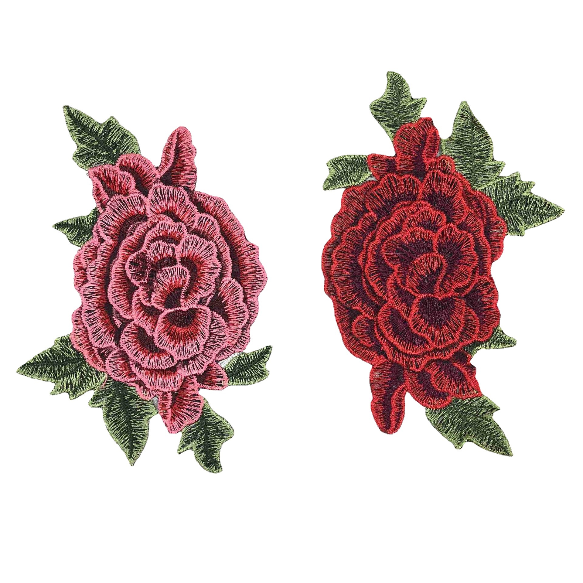 水溶刺绣立体叠层小花朵 网纱底水溶布贴 童装表演服辅料花朵批发