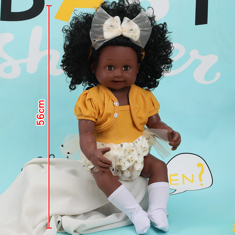 56 cm Rebirth Simulación de regalos de Barbie Baby Soft Girls Toy Set Muñecas para niños