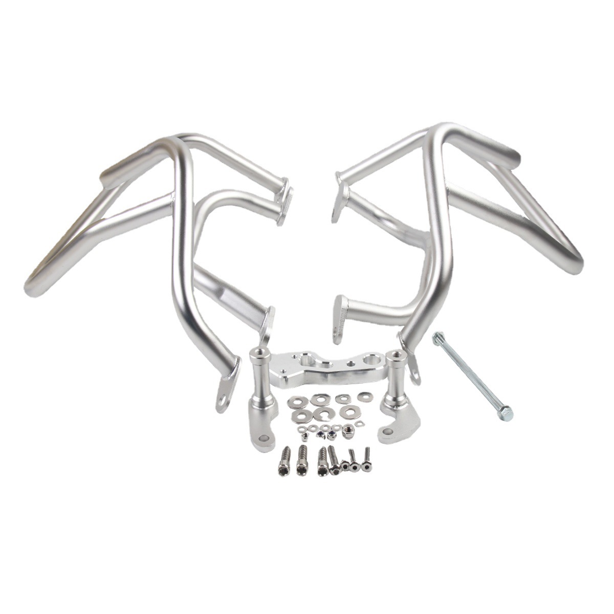 Adecuado para CB400X/500X parachoques motocicleta modificación 304 Acero inoxidable parachoques cuerpo refuerzo parachoques