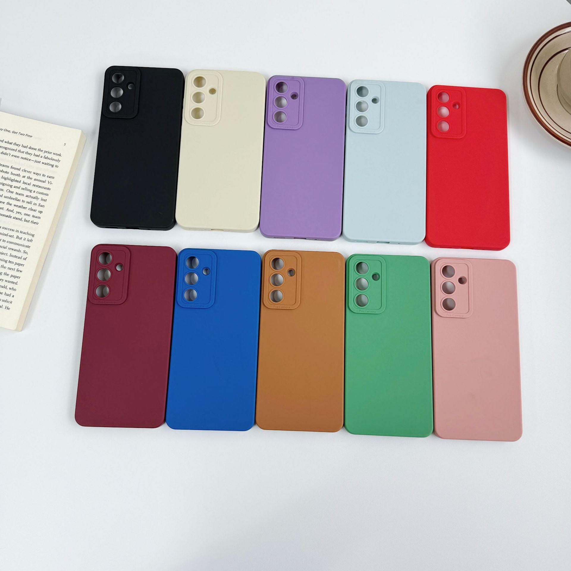 Funda de TPU para Teléfono Móvil Samsung S26 con Diseño de Ojo de Pupila, Material Anti-Caídas, Protección de Lente, Compatible con Samsung A17/A07/M54