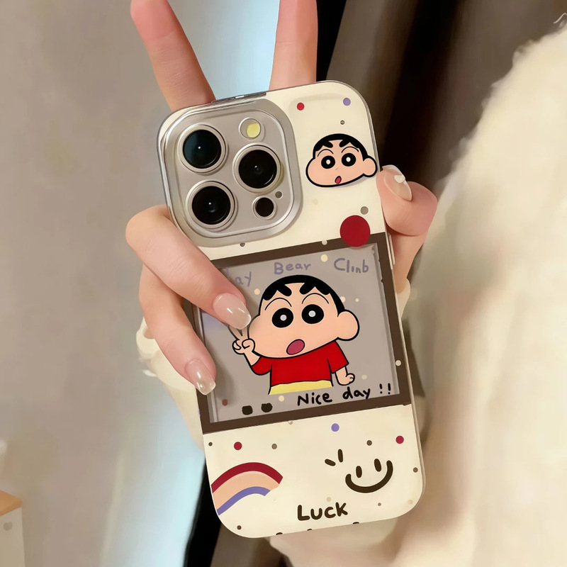 Smiley Face Xiaoxin Suitable for Apple Iphone16/17Promax Mobile Phone Case 15 Transparent 14Pro Space Case 13 Soft
