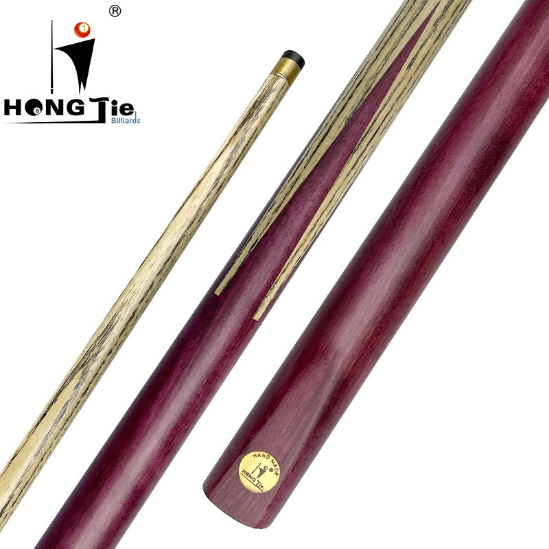 Прямые продажи от производителя бильярда Hongjie, фиолетовое сердце, деревянный бильярдный кий, мужской односекционный бильярдный кий