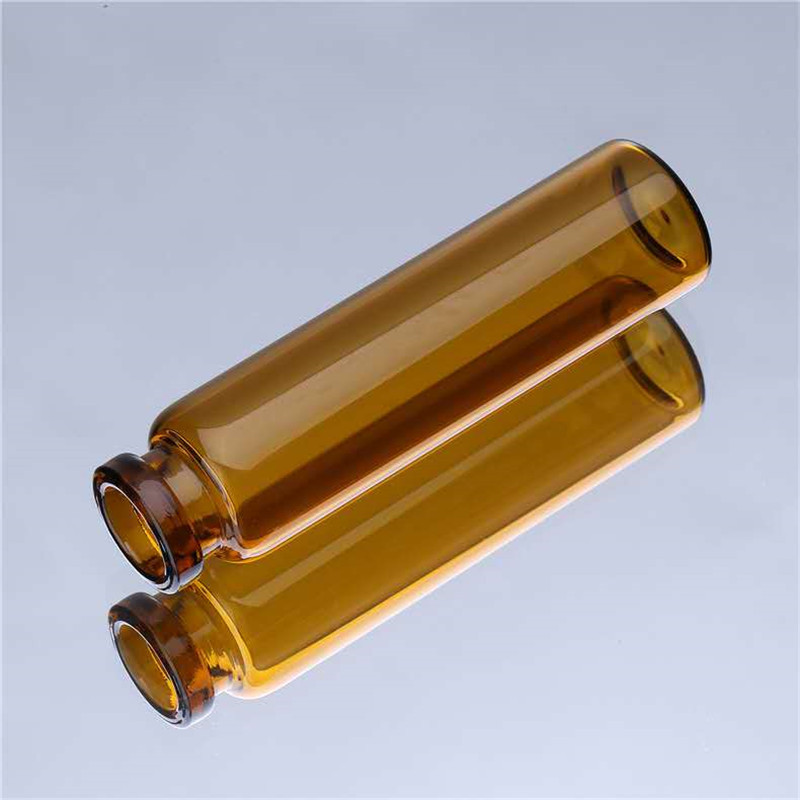 Factory direct B-type 10ml glass管制瓶 health drink Chinese medicine oral liquid dispensing bottle cap straw