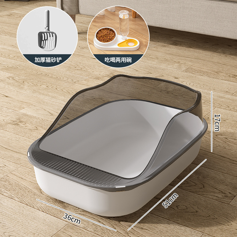 メーカー超大号全半閉鎖式猫糞盆防帯砂特小サイズ猫トイレ猫用品大全|undefined