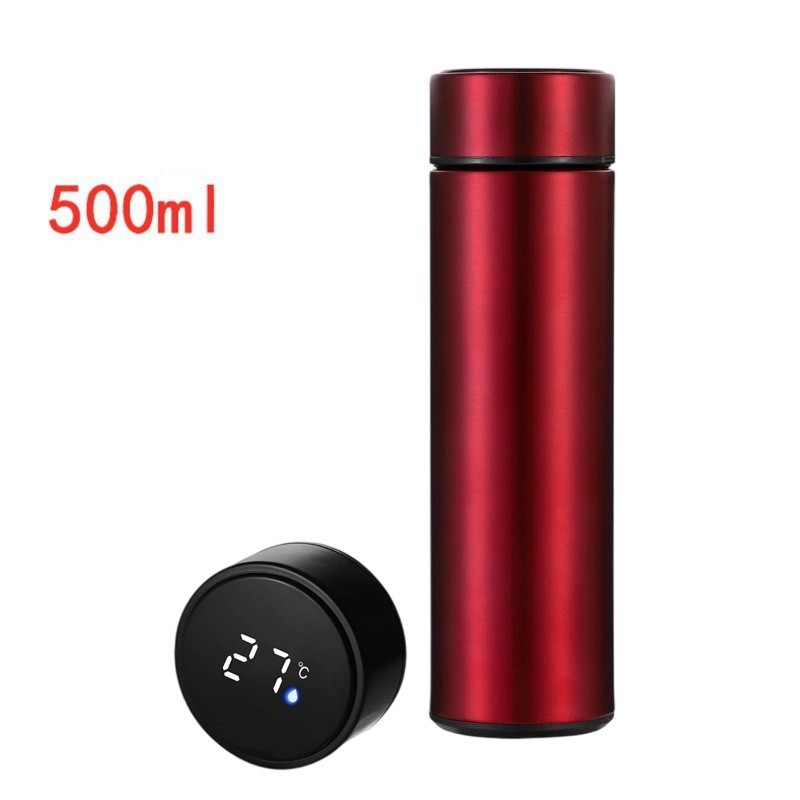 新しいスマート温度表示付き304ステンレス鋼断熱カップ、卸売温度測定ストレートカップ、ポータブルビジネス温度制御カップ|undefined