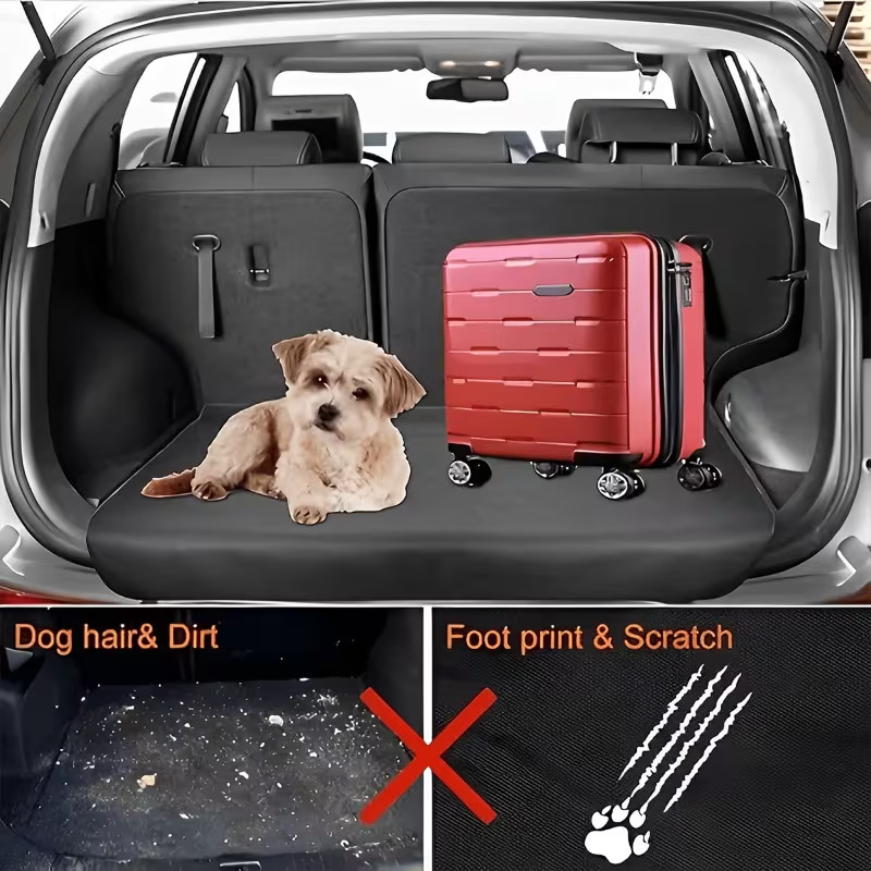 Universal car trunk mat, SUV trunk mat, decorative storage mat, dirt-resistant crystal velvet, cross-border mat, foot mat, blanket