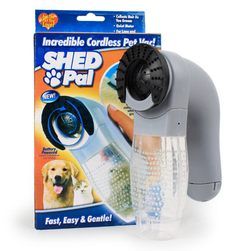 ペットの犬と猫の電気ヘア吸引器ポータブル電気掃除機クリーニングマッサージャー猫と犬のグルーミング多機能クロスボーダー供給|undefined