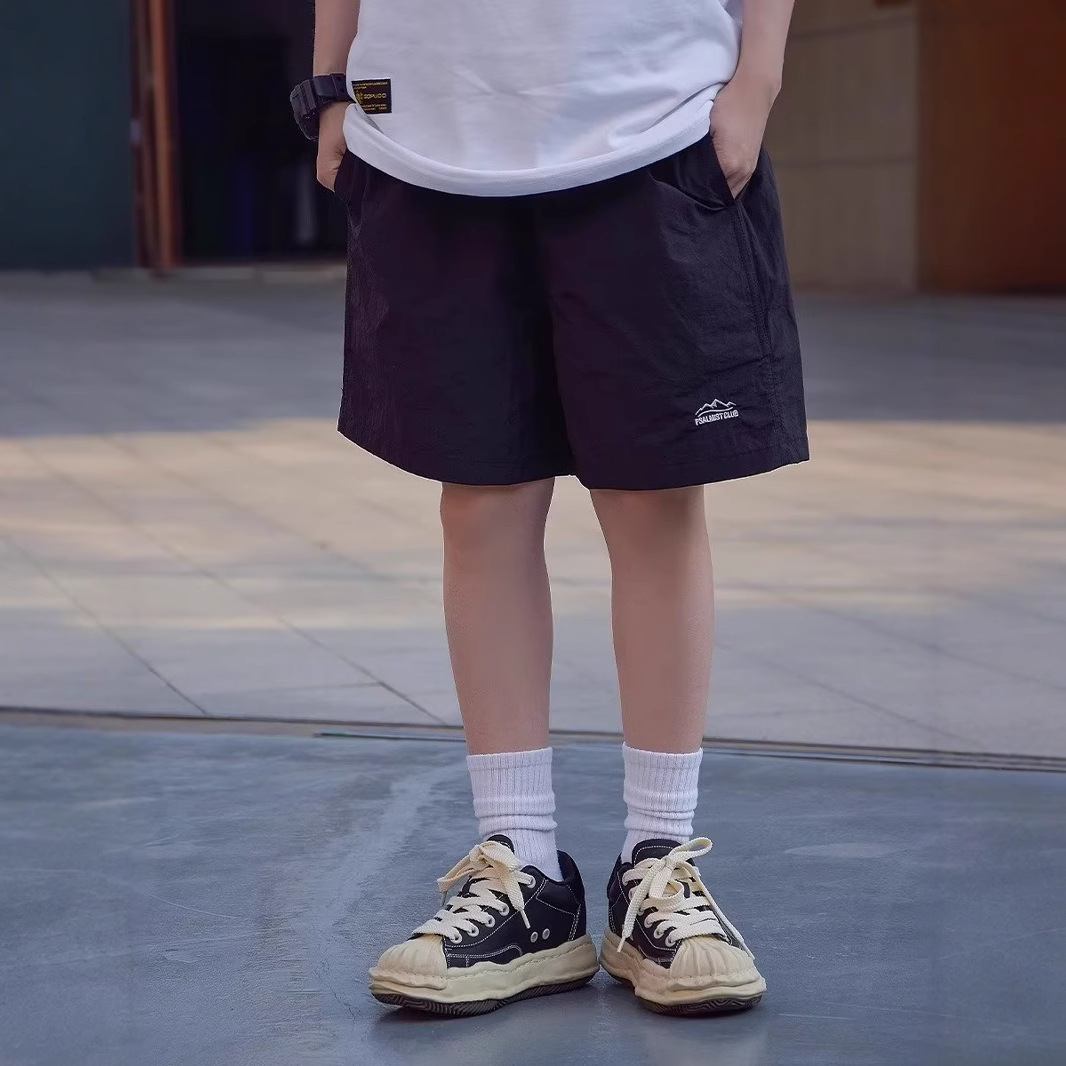 Summer Japanese travel solid color quick dry trousers