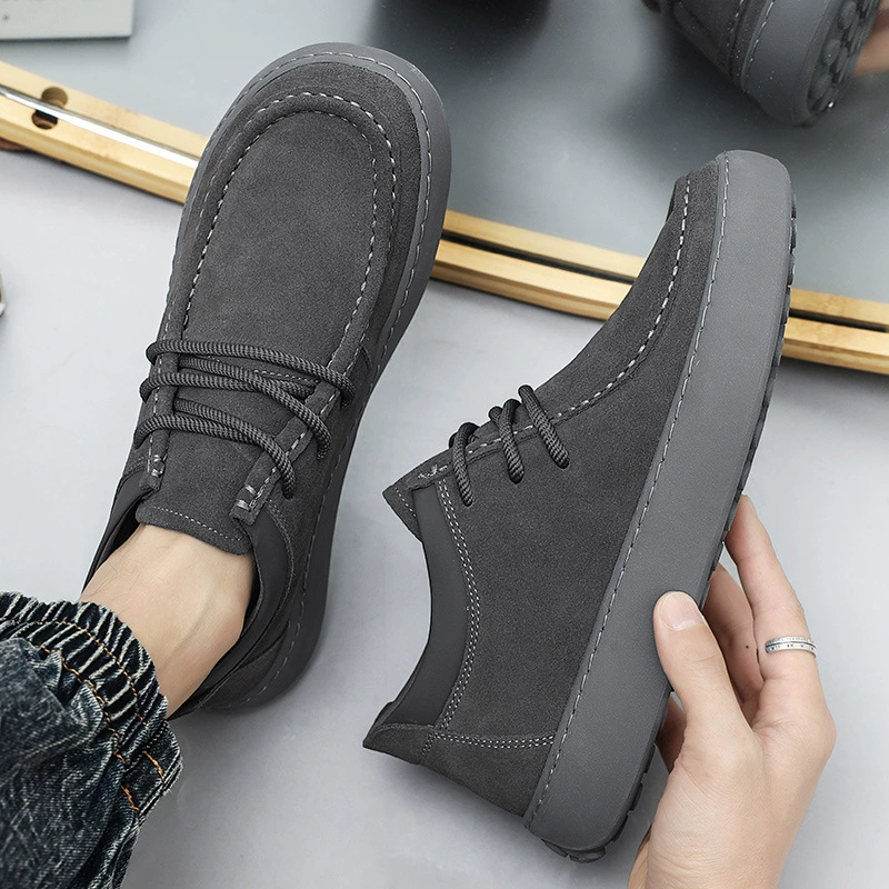 8055 Casual shoes осень новые повседневные ретро трендовые кроссовки мужские бархатные скрабы мужские туфли с низким верхом