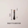 One end of 5CM black aluminum tube and one end of black cotton oblique brush
