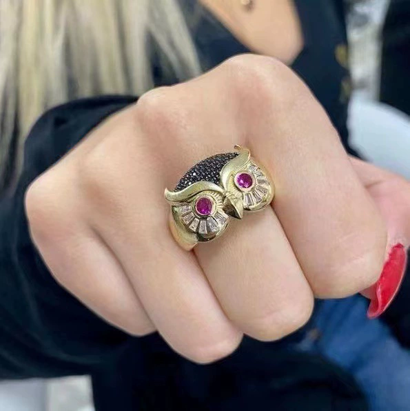 Модное кольцо, металлическая принадлежность, Aliexpress, wish
