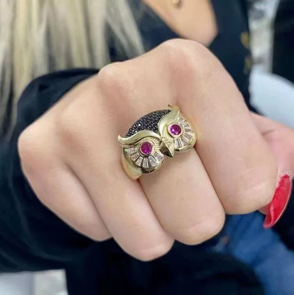 Модное кольцо, металлическая принадлежность, Aliexpress, wish