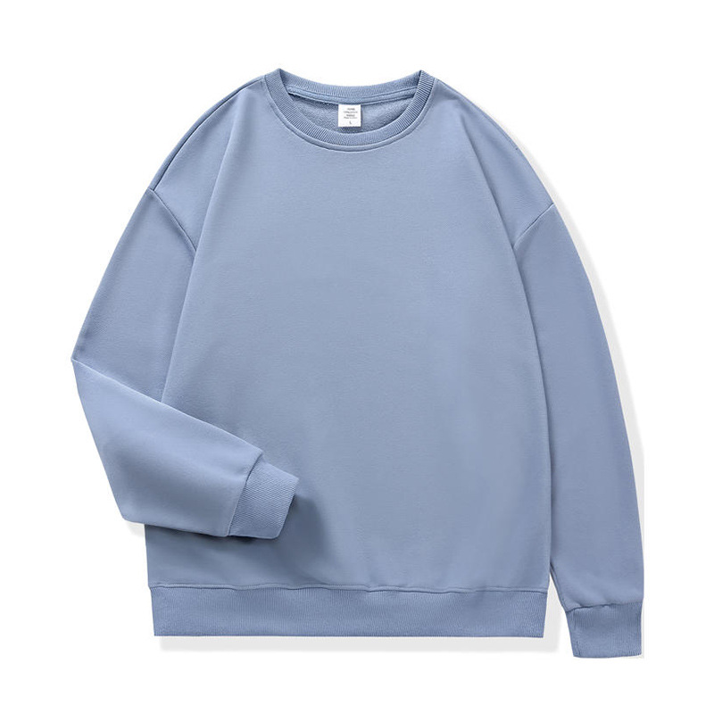 Camisas publicitarias de hombro de gran tamaño, camisas culturales, ropa de empleados, camisas de algodón de cuello redondo sueltas, logotipo impreso personalizado