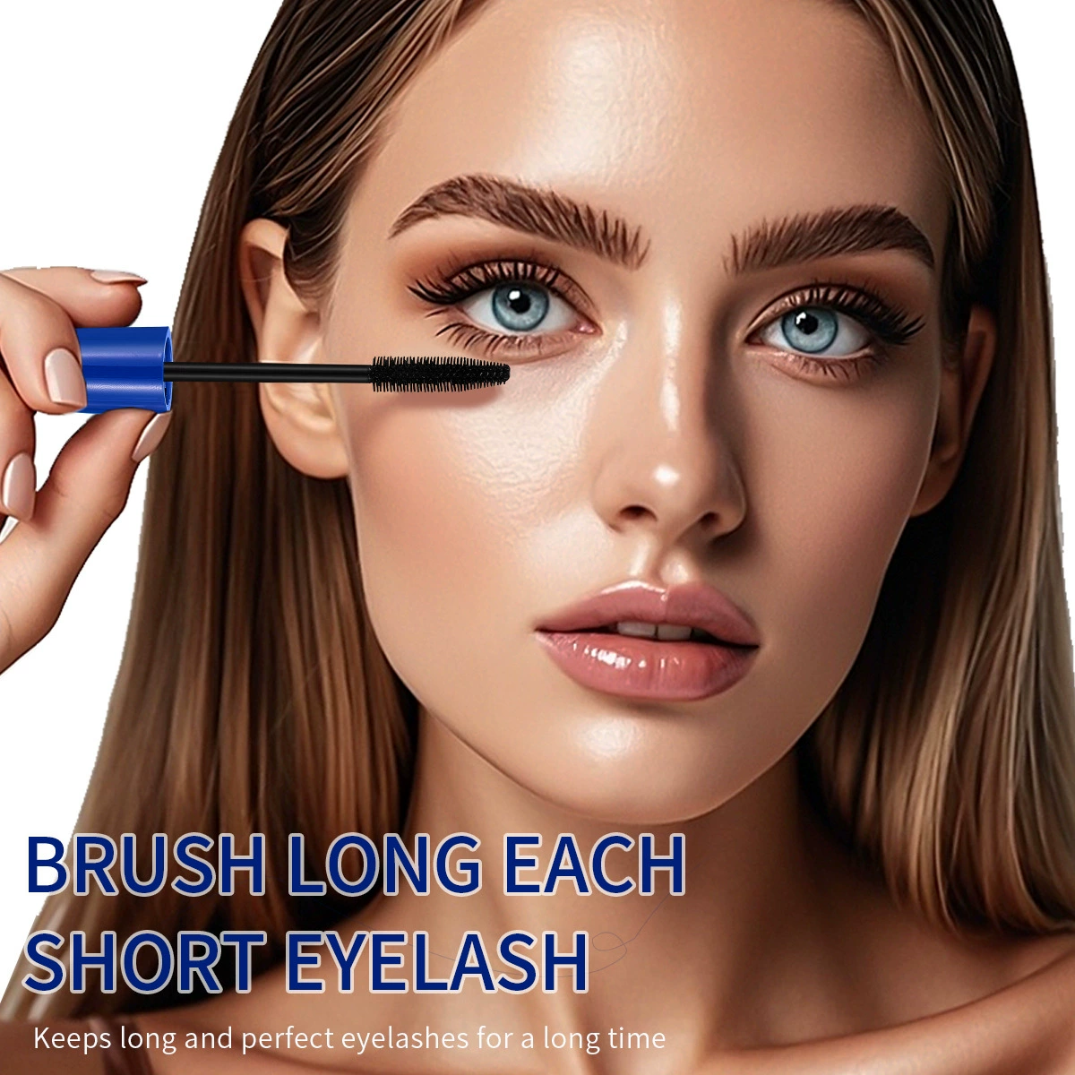 (Cross-border trading), waterproof dense curling lengthening mascara, no smudge