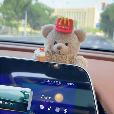 Car ornaments creative cute Car ornaments - foreign-style-bear-screen-ornaments-16