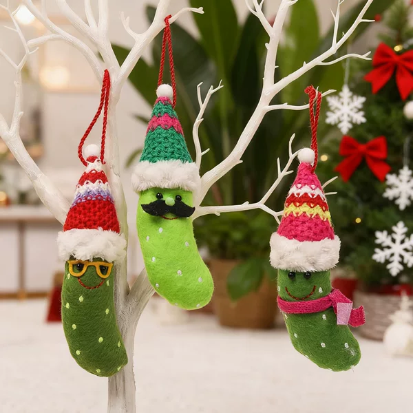 Youqi Cross-Border Decorations Spanish Woolen Hat Banana Suit Doll Pendant Green Doll Polka Dot Hanging Ornaments