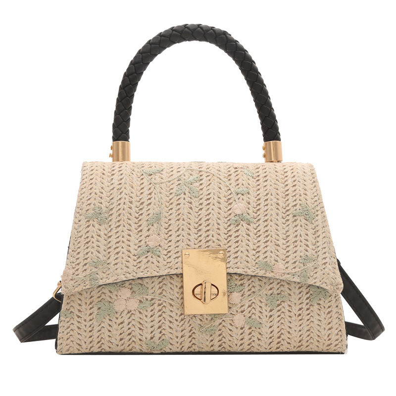 Bolso de moda simple para mujeres 2024 nuevo estilo de moda de verano ocio bolso de hombro simple bolso retro