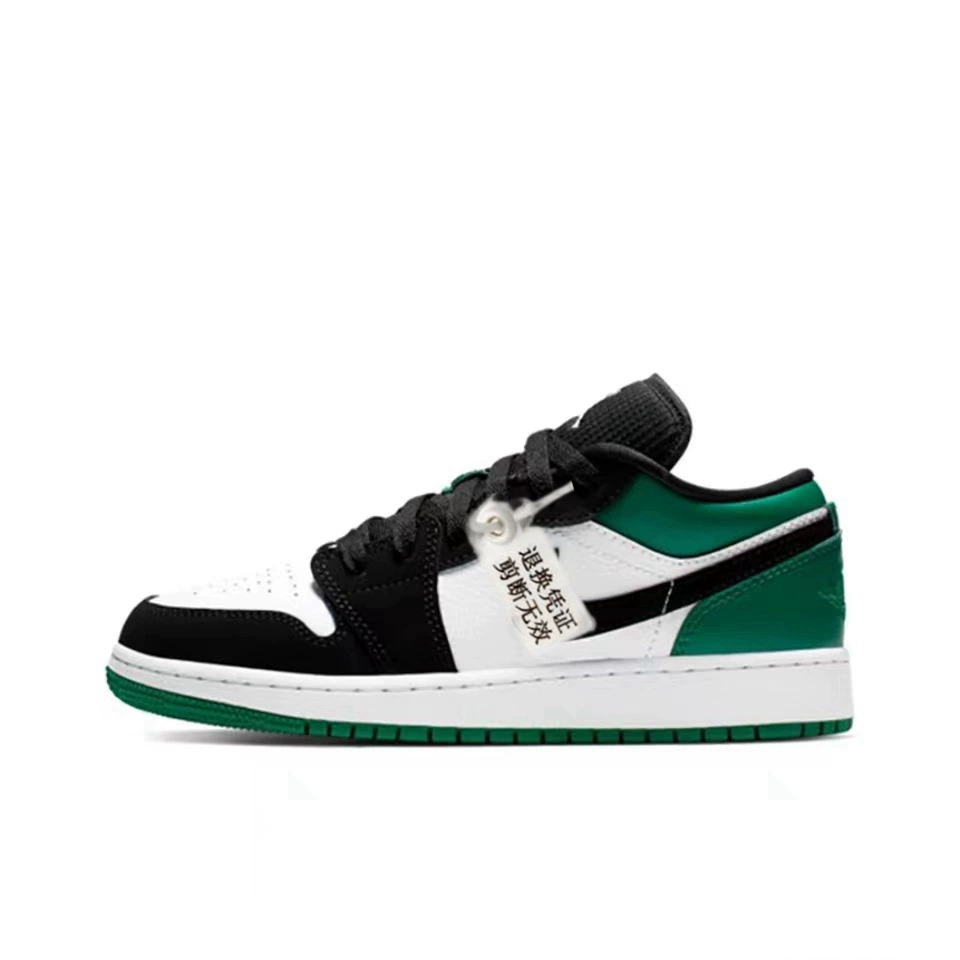 Air Jordan 1, низкие баскетбольные нескользящие универсальные кроссовки для мужчин и женщин для отдыха