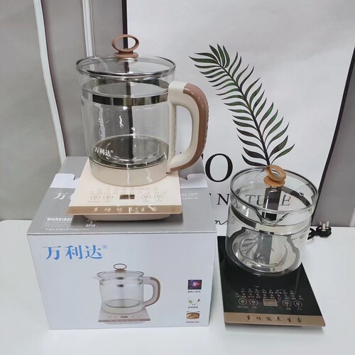 Wanlida health pot multi-function tea making decoction herbal tea fully automatic high temperature resistant egg cooker home gift live broadcast