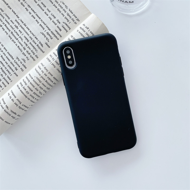 Adecuado para iPhone14/11 funda de teléfono de silicona apple XSMAX esmerilado XR funda suave 7 apple 12Pro material 8p