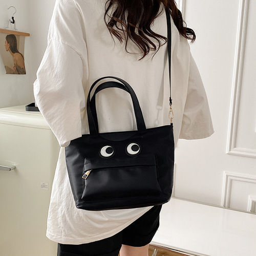 Cute, Fashionable and Funny Shoulder Bag 2024 New Tang Nier Casual Handbag Out for Street Student Girls Crossbody Bag