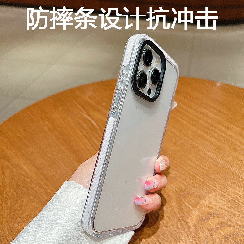 CASETi1.5三合一アクリル黒枠携帯ケース新アップルシリーズiPhone16転倒防止バー|undefined