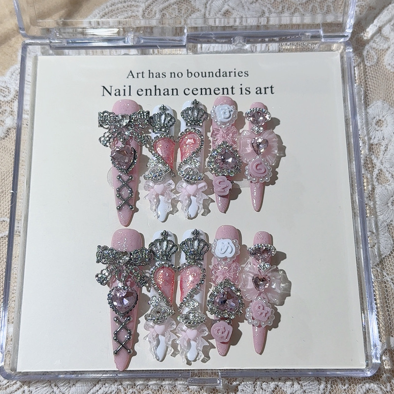 『Candy Planet』Harajuku Style Girl Y2K Sexy Handmade Wearable Nails Removable Patches 『Candy Planet』Harajuku Style Girl Y2K Sexy Handmade Wearable Nails Removable Patches