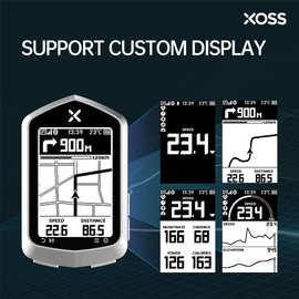 行者辰 XOSS NAV PLUS 自行车GPS码表无线表智能骑行心率踏频速度