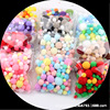 High plush handle with accessories, toy, puffer ball, handmade, polyester, wholesale