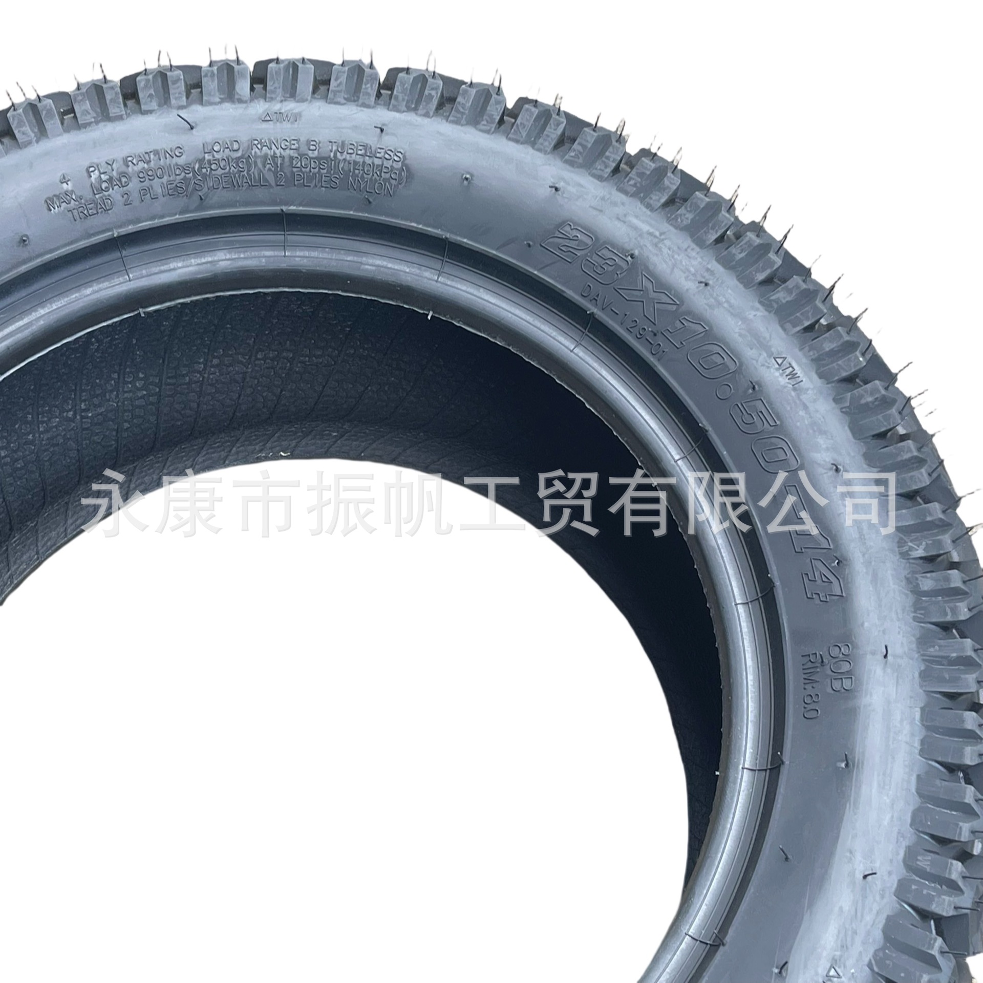 ATV cuatro ruedas acessorios de coche de playa kart 23X10.50-14 pulgadas neumáticos de carretera vacío