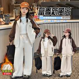 套装休闲冬季刺绣女童