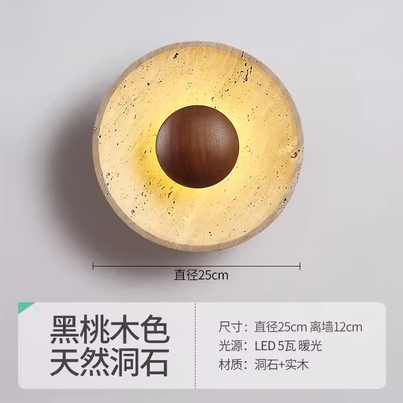 Estilo de seda cueva amarilla lámpara de techo de piedra Arte Creativo nórdico lámpara de techo pasillo japonés entrada B & B balcón