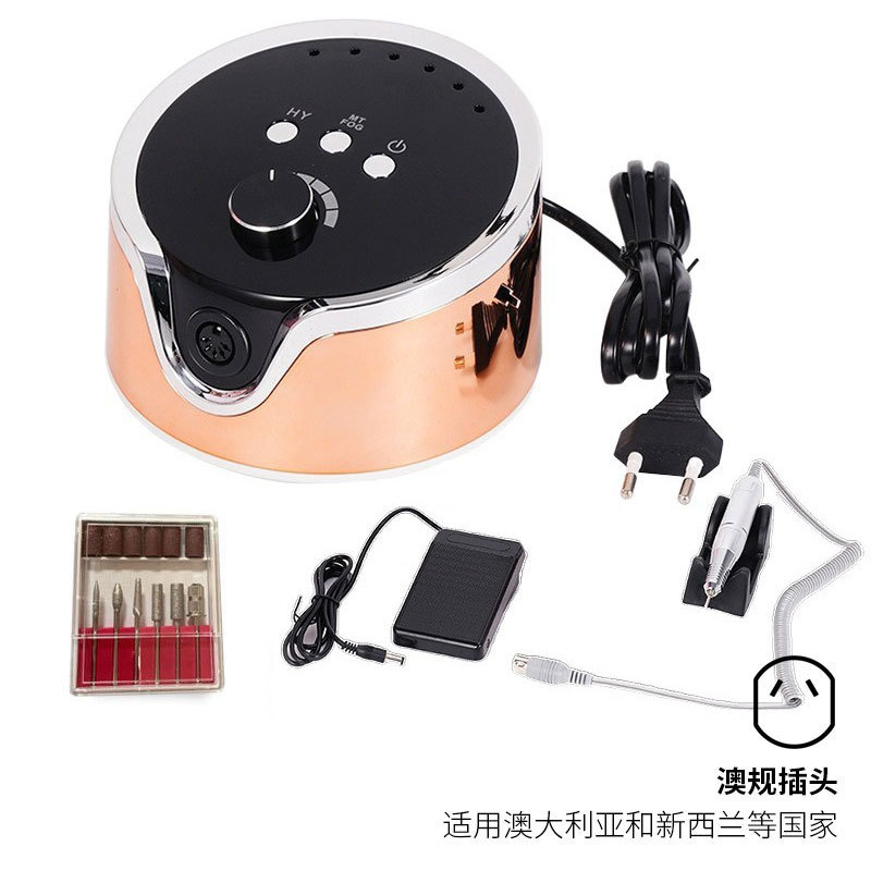 Pulitzador de uñas transfronterizas, pulitador de uñas conveniente de carga, pulitador de uñas profesional de eliminación de piel muerta 45000RPM