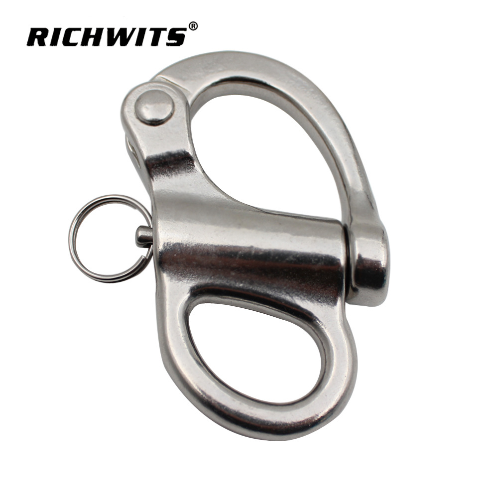 ZHIBO 금속 RICHWITS 스테인레스 스틸 316 고정 스프링 걸쇠 방향 걸쇠 핸드 풀 걸쇠