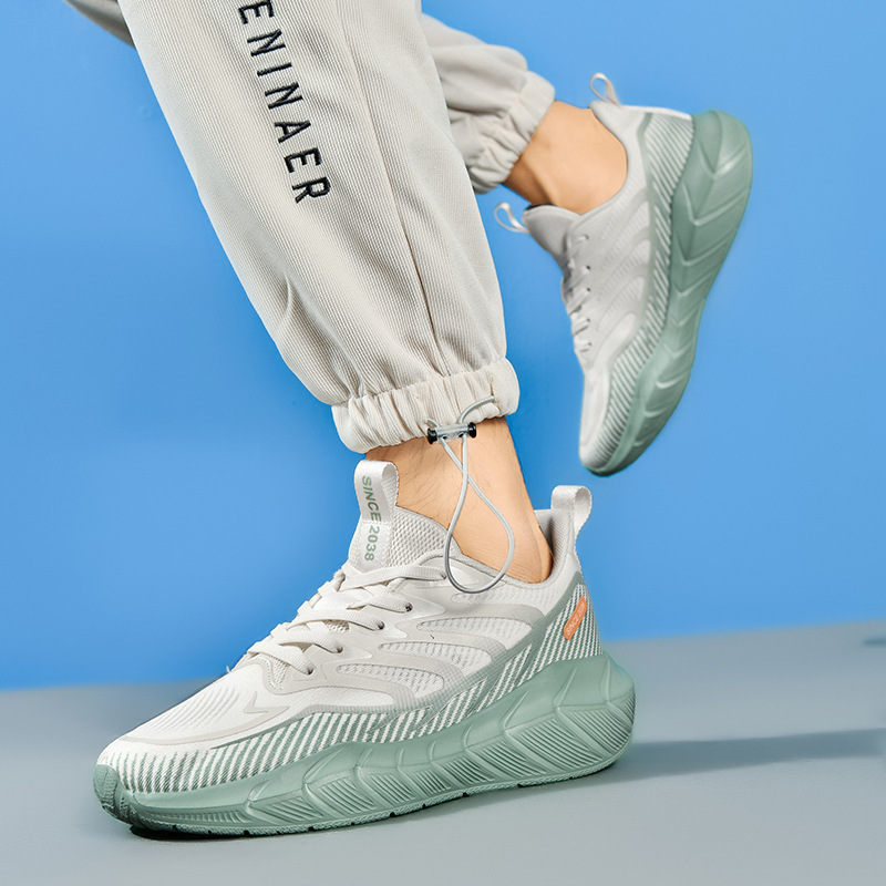 Live Store Hot Selling Trendy Shoes Fashion Men's sneaker plus size Breathable Shock-cushioning Casual Running Shoes for Men